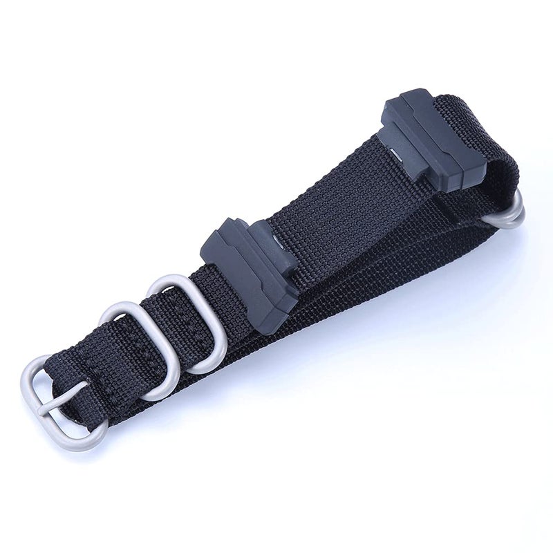 MCXGL Heavy duty nylon watch strap + Adapter 16mm Replacement for GShock Dw5600 GW6900 GA110 GA120 GA100 mens watch band - Image 2